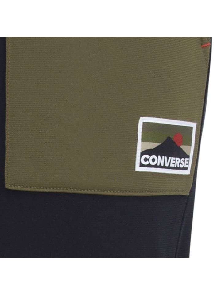 Converse 2tlg. Trainingsanzug in Dunkelblau/ Khaki/ Beige günstig kaufen