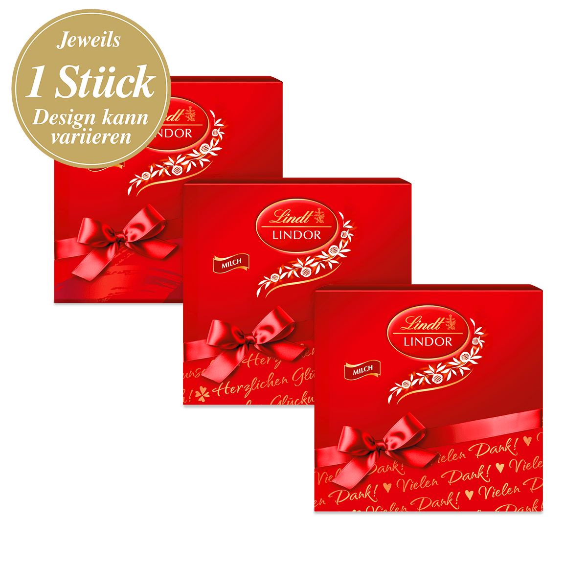 LINDOR Präsent Box Milch, 187g