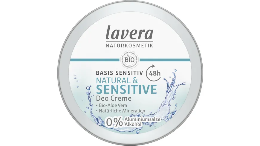 lavera BASIS SENSITIV Deo Creme NATURAL & SENSITIVE 50 ml