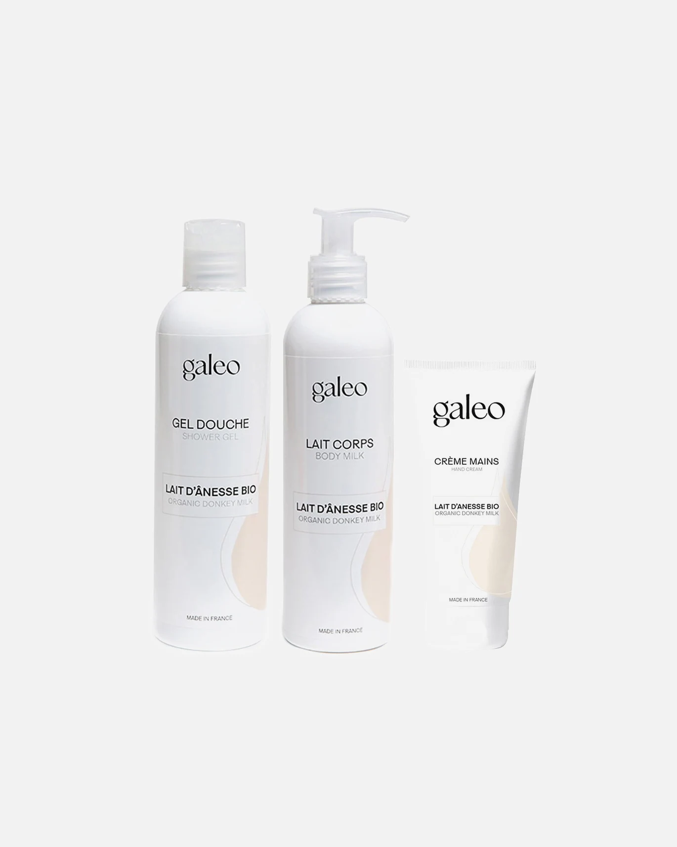 Zestaw do pielęgnacji skóry Galeo Organic Donkey Milk