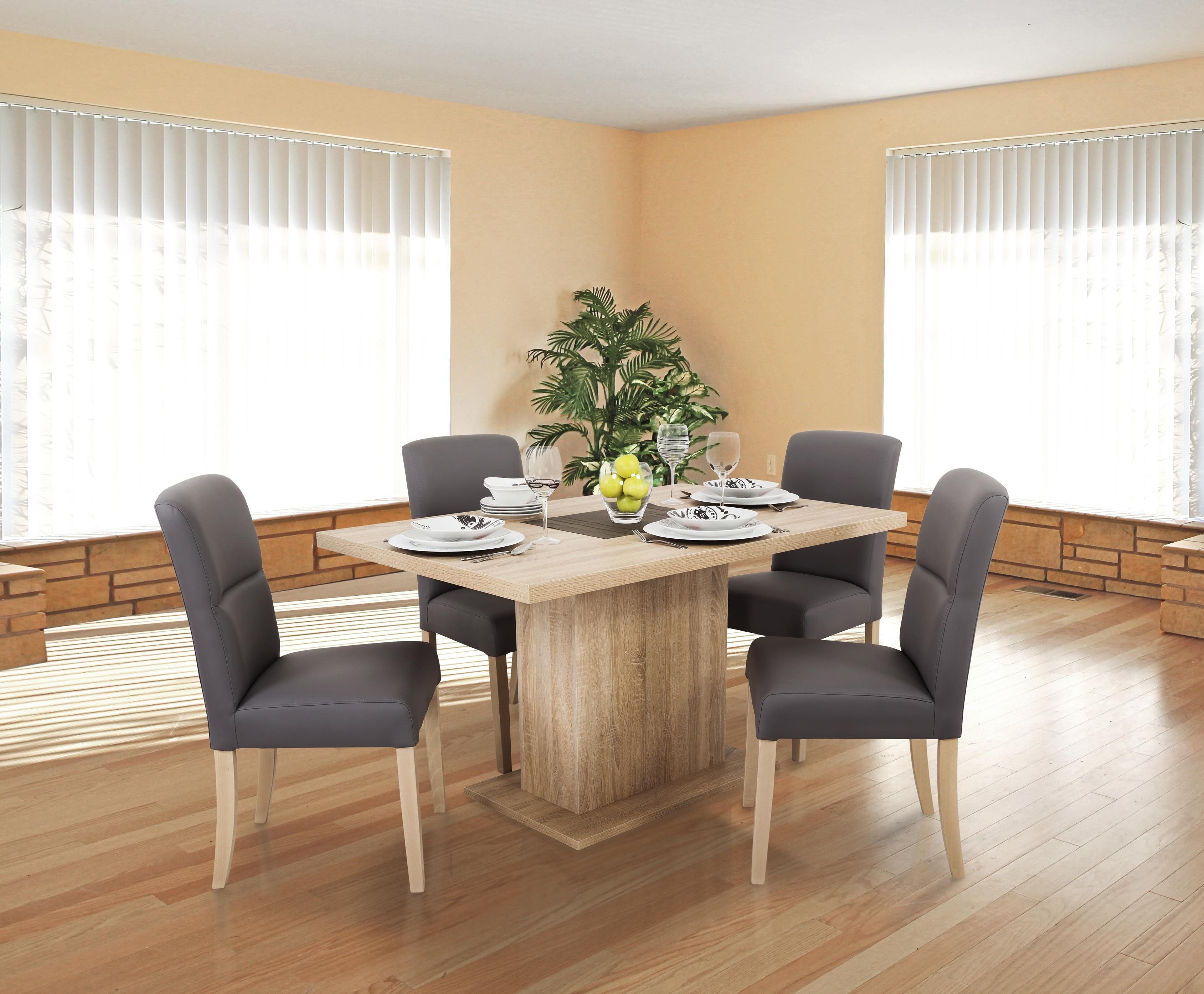 Home affaire Säulen-Esstisch Cross, Breite 136 cm