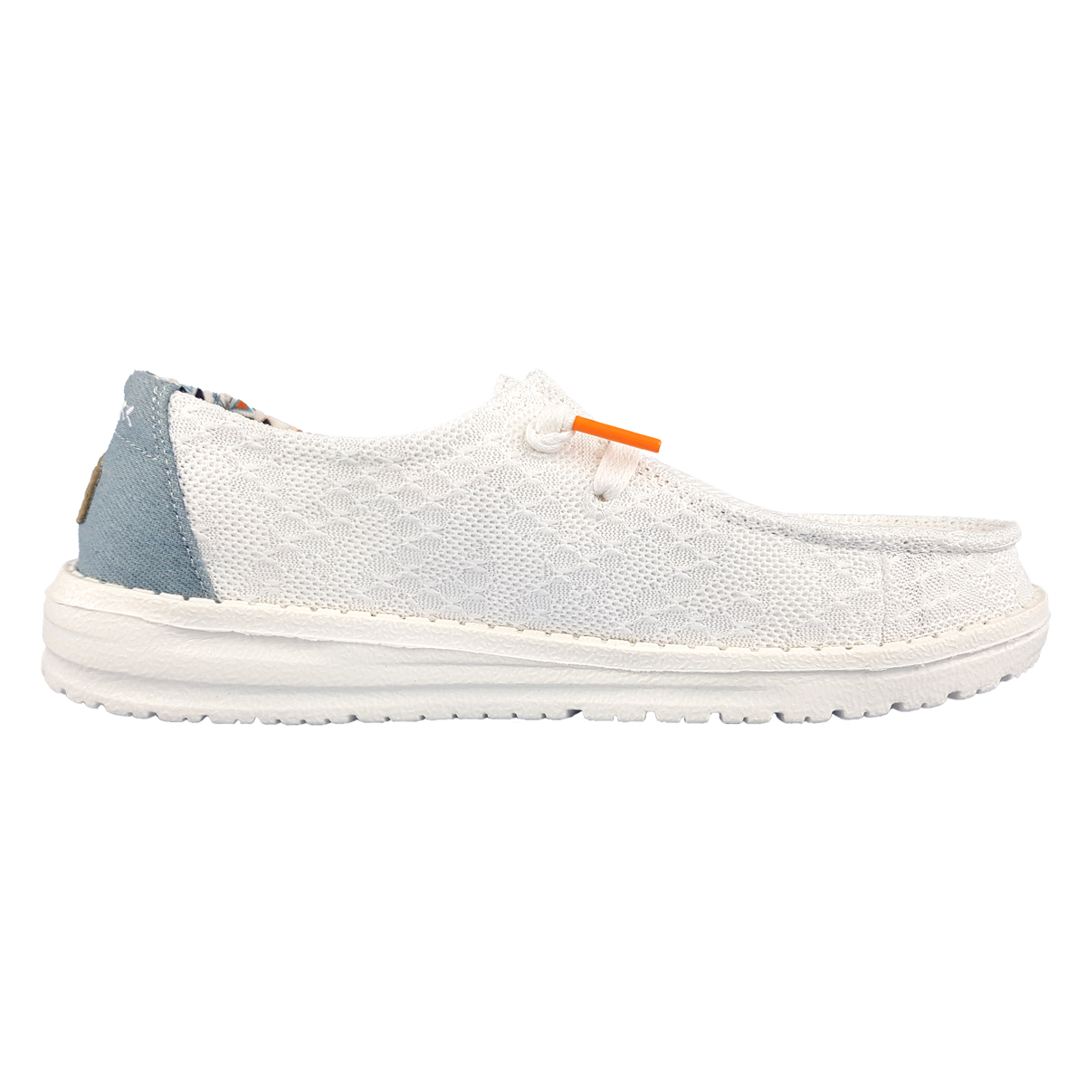 Hey Dude Wendy Boho 40054-1KF Weiß 1KF White Crochet