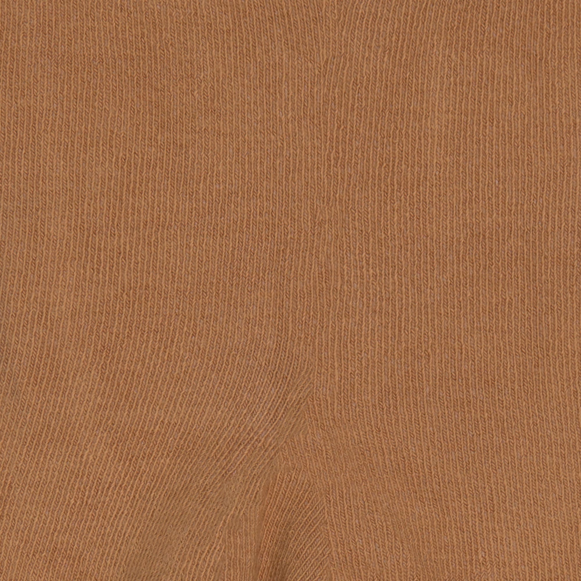 Strumpfhose GOTS - Tights, Halb Gestreift Karamell Hellblau