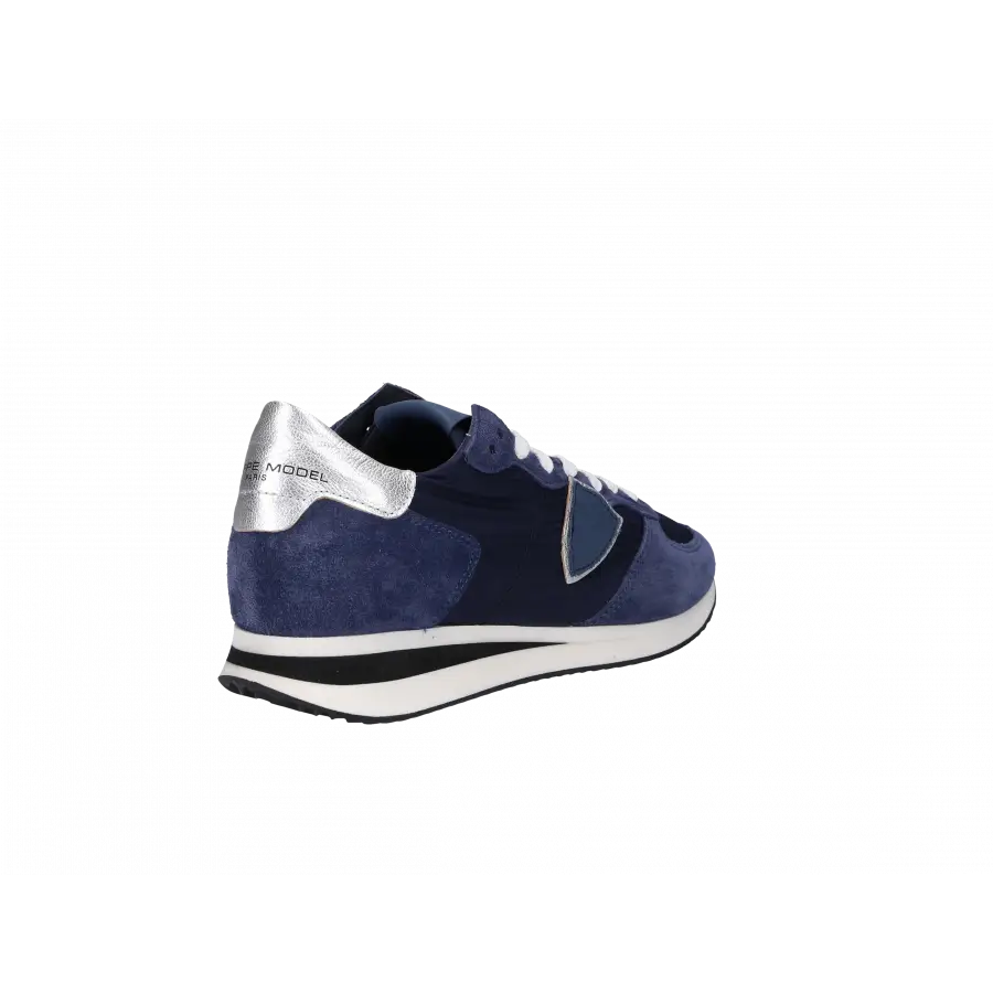 Philippe Model - Sneaker low TRPX Veloursleder - blau