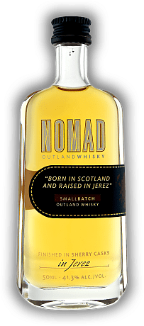 Nomad Blended Scotch Outland Whisky finished in Pedro Ximenez Sherry Casks 0,05 Liter Nomad Blended Scotch Outland Whisky finished in Pedro Ximenez Sherry Casks 0,05 Liter Dieser besondere Whisky verbrachte seine erste Reifezeit in Schottland und dan