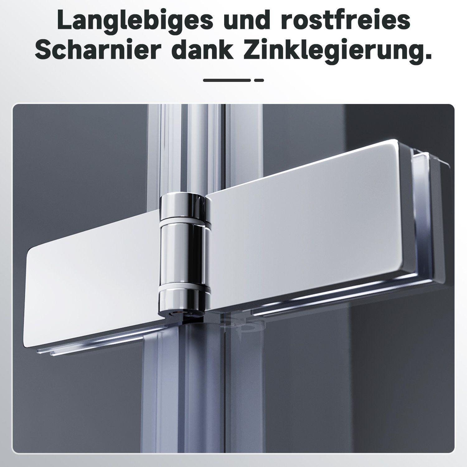 SONNI Badewannenfaltwand Badewannenaufsatz Faltwand 2-teilig 1000 x 1300 mm, NANO Glas Duschwand ESG