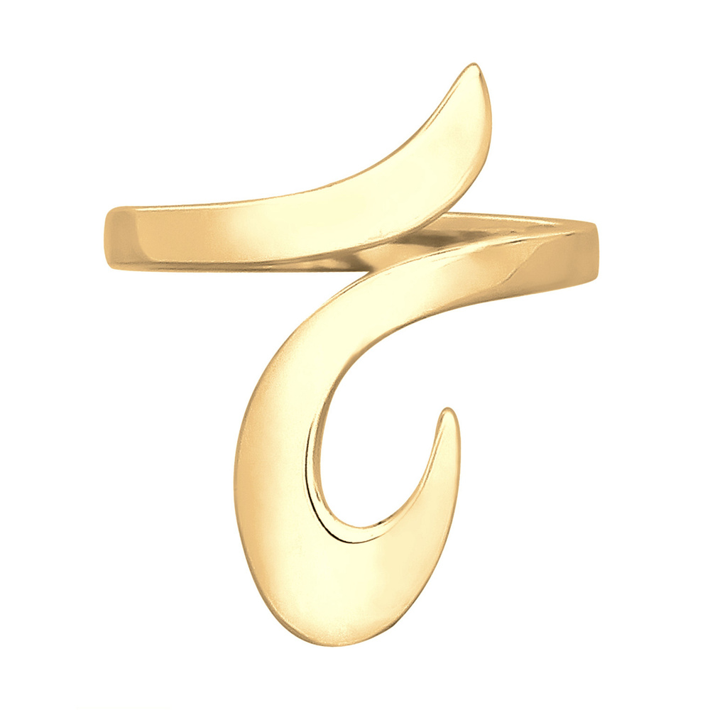 Elli Elli Bague Femmes Enroulement Ornement Déclaration en Argent Sterling 925 Bague
