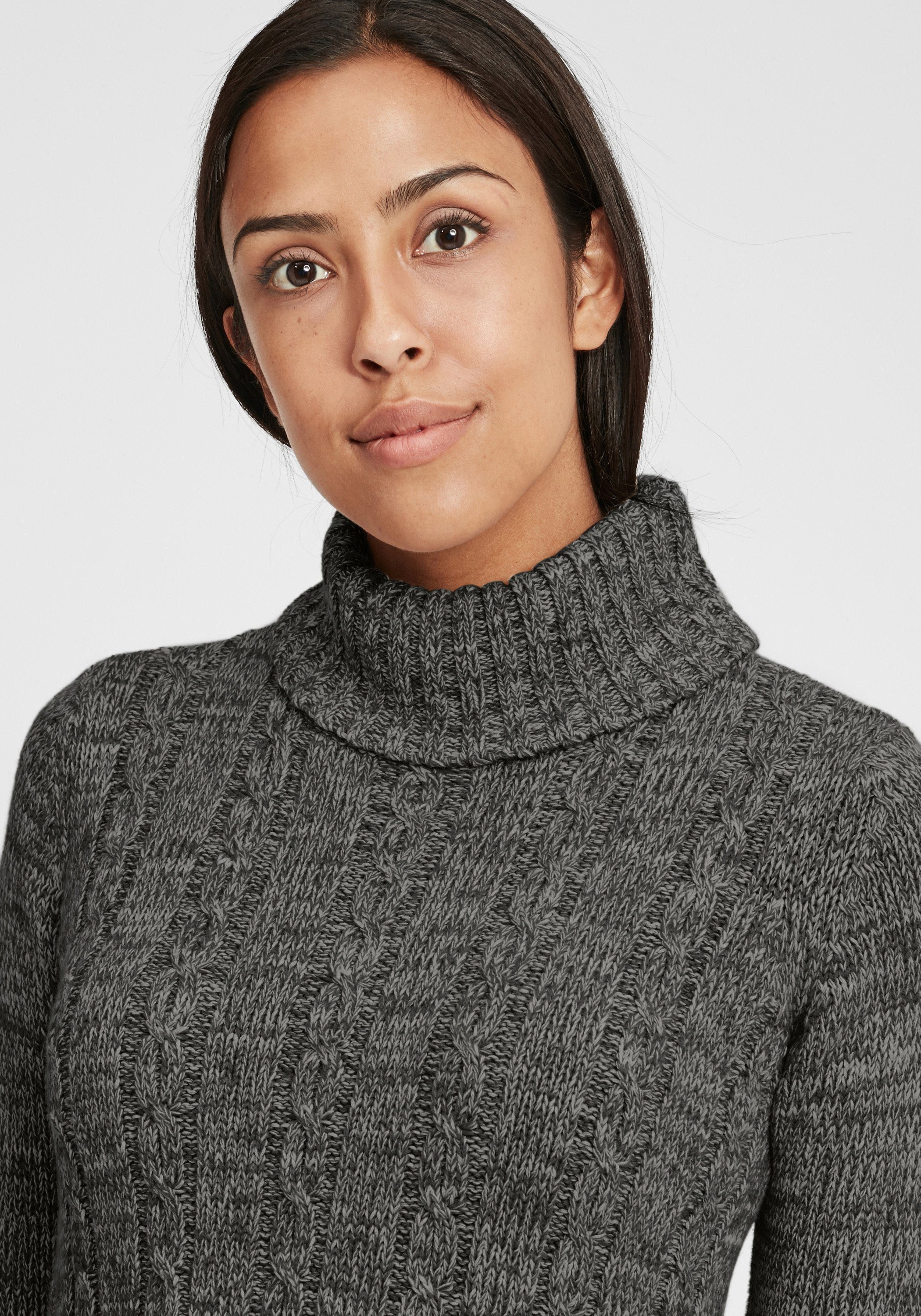 OXMO Rollkragenpullover OXPhilipa Strickpullover mit Rollkragen