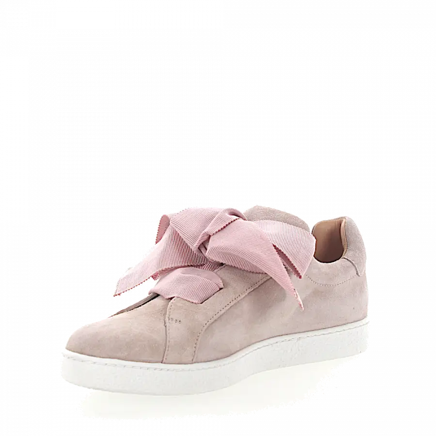 Unützer - Sneaker low Kalbsleder Veloursleder rosa - pink