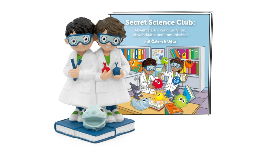 tonies - Hörfigur für die Toniebox: Secret Science Club: Abwehrstark - Rund um Viren, Abwehrkräfte und Immunhelfer!