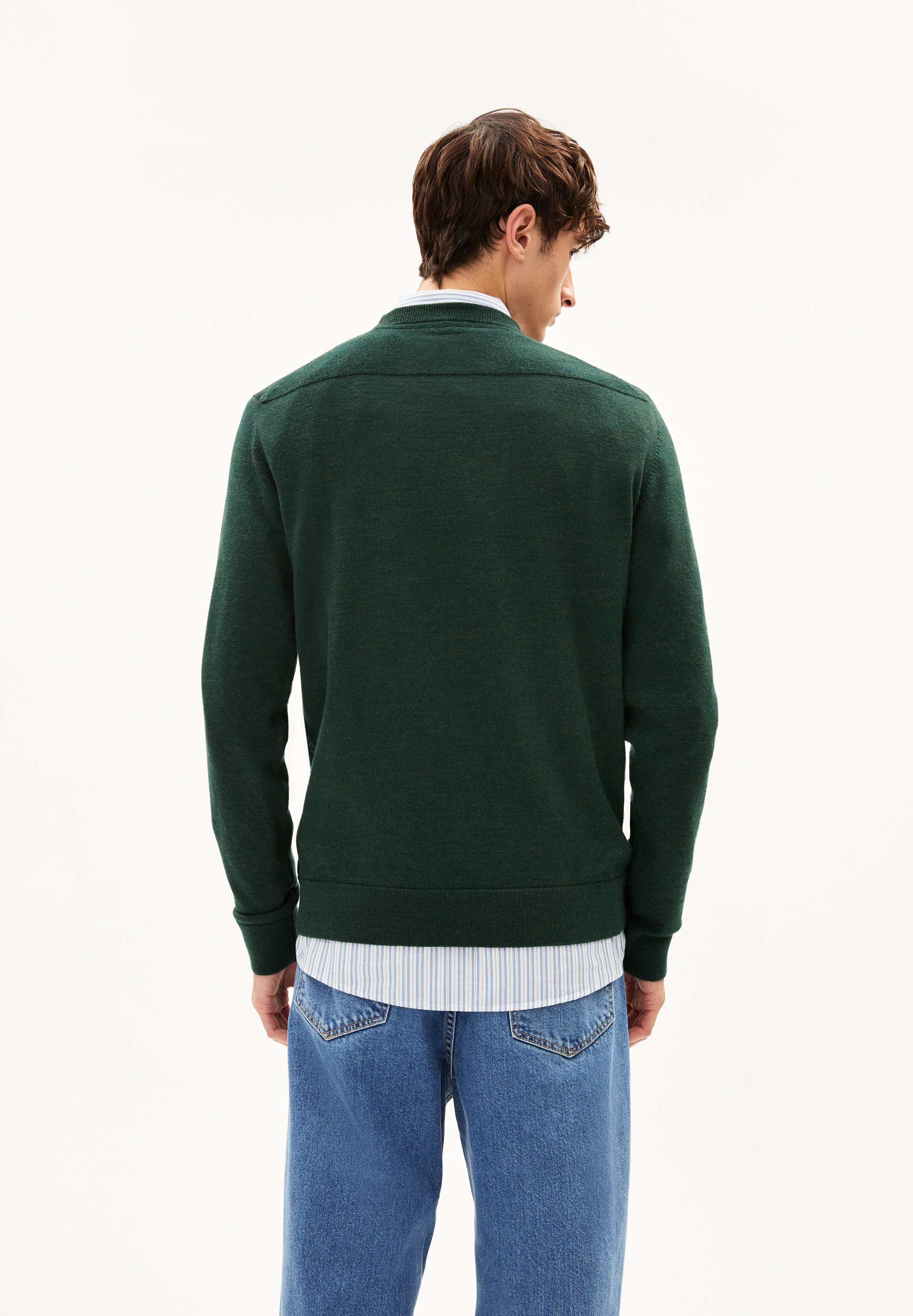 Pullover Regular Fit aus extrafeiner Merino Bio-Wolle