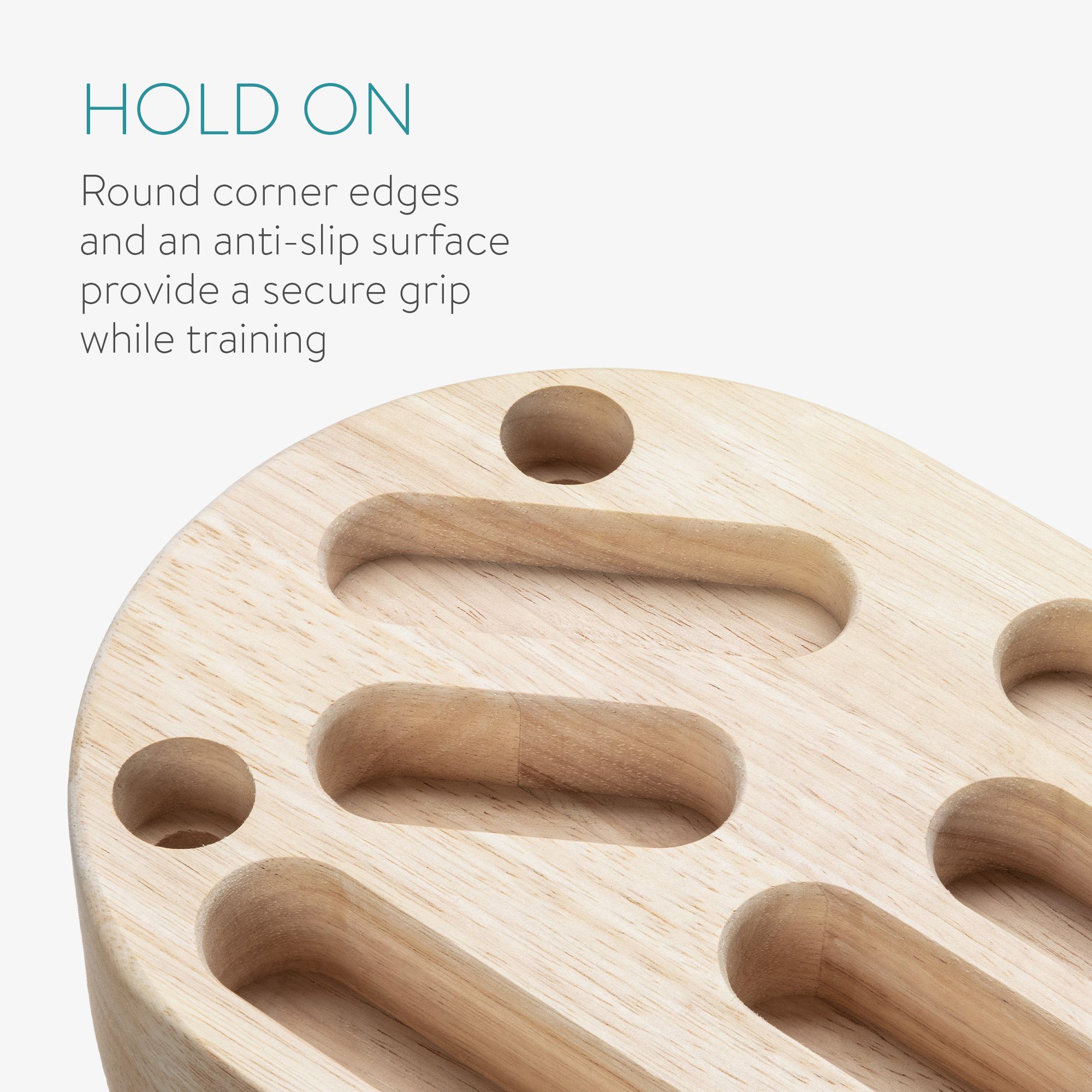 Navaris Klettergriff 2x Hangboard Klettergriffe aus Holz - Boulder Board Griffe Hängebrett