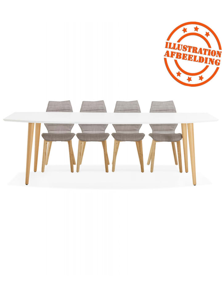 KADIMA DESIGN Ausziehbarer Esstisch aus Buchenholz und MDF | Nordisches Design günstig kaufen onesize