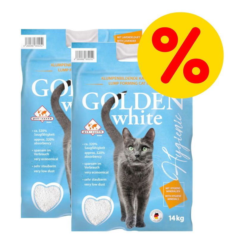 Doppelpack Golden White Katzenstreu zu TOP-Preisen