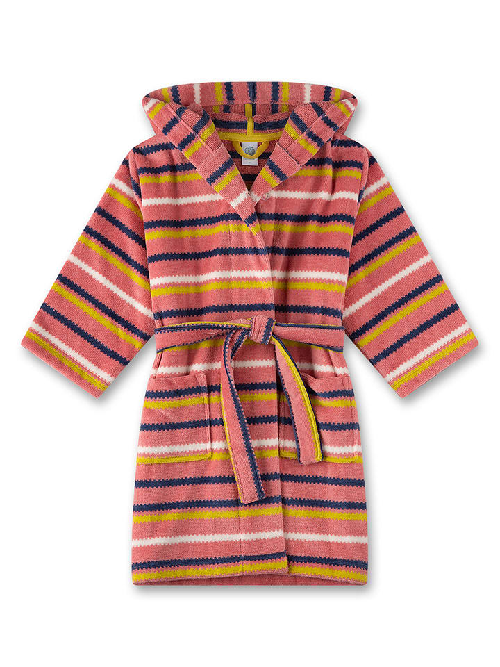 Sanetta Bademantel in Rosa/ Dunkelblau/ Weiß günstig kaufen