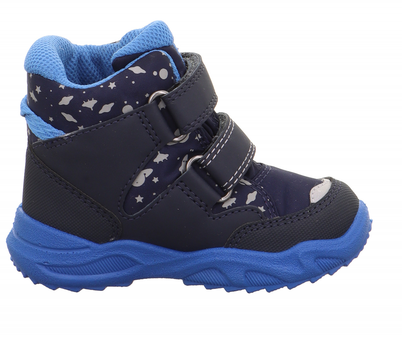 GLACIER - Blau Boots mit Klettverschluss