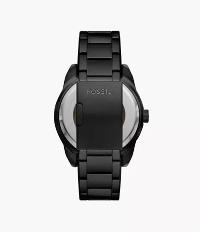 Fossil Uhr Bronson Automatikwerk Edelstahl schwarz