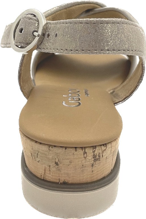 GABOR Keilsandalen beige