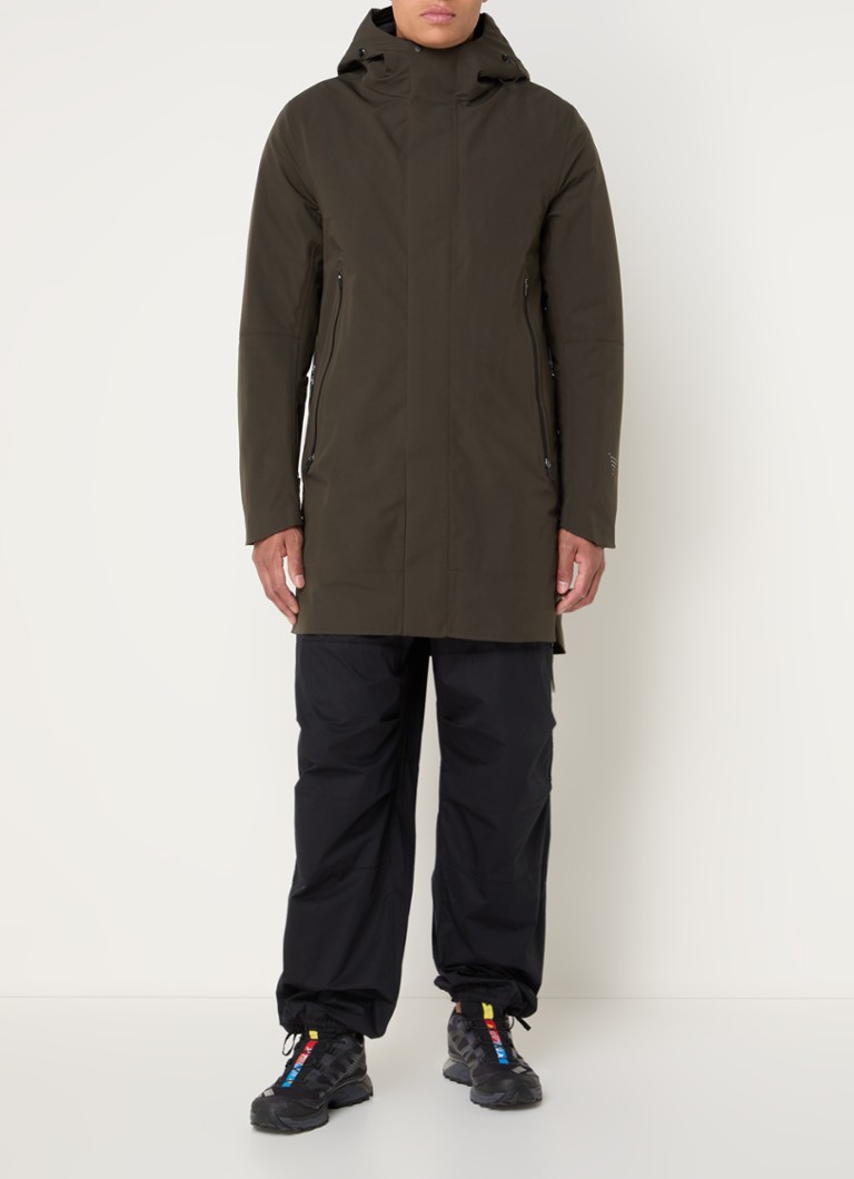 Krakatau QM481 parka with zip pockets