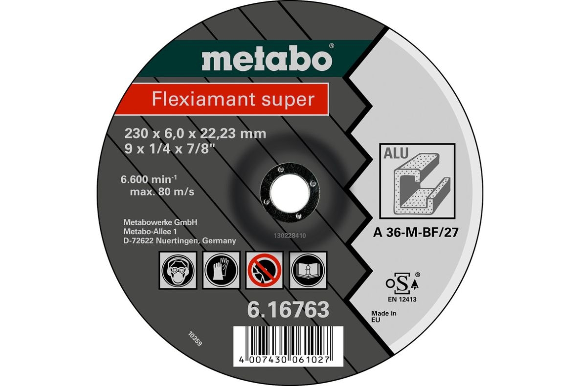 Metabo pribor 616748000 Disk za skidanje neravnina Ø 115x6,0x22,2 obojeni metal Flexiamant super