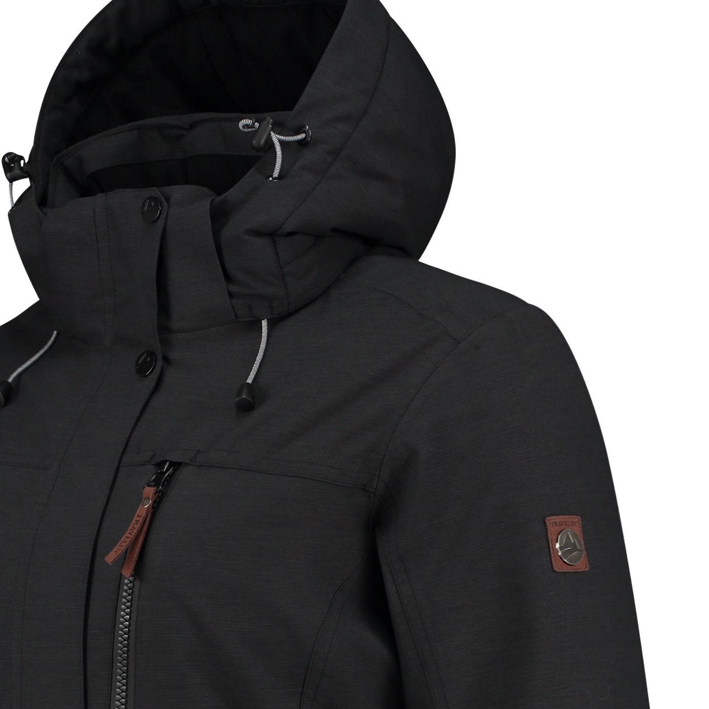 Travelin' Meya Black Damen Jacke