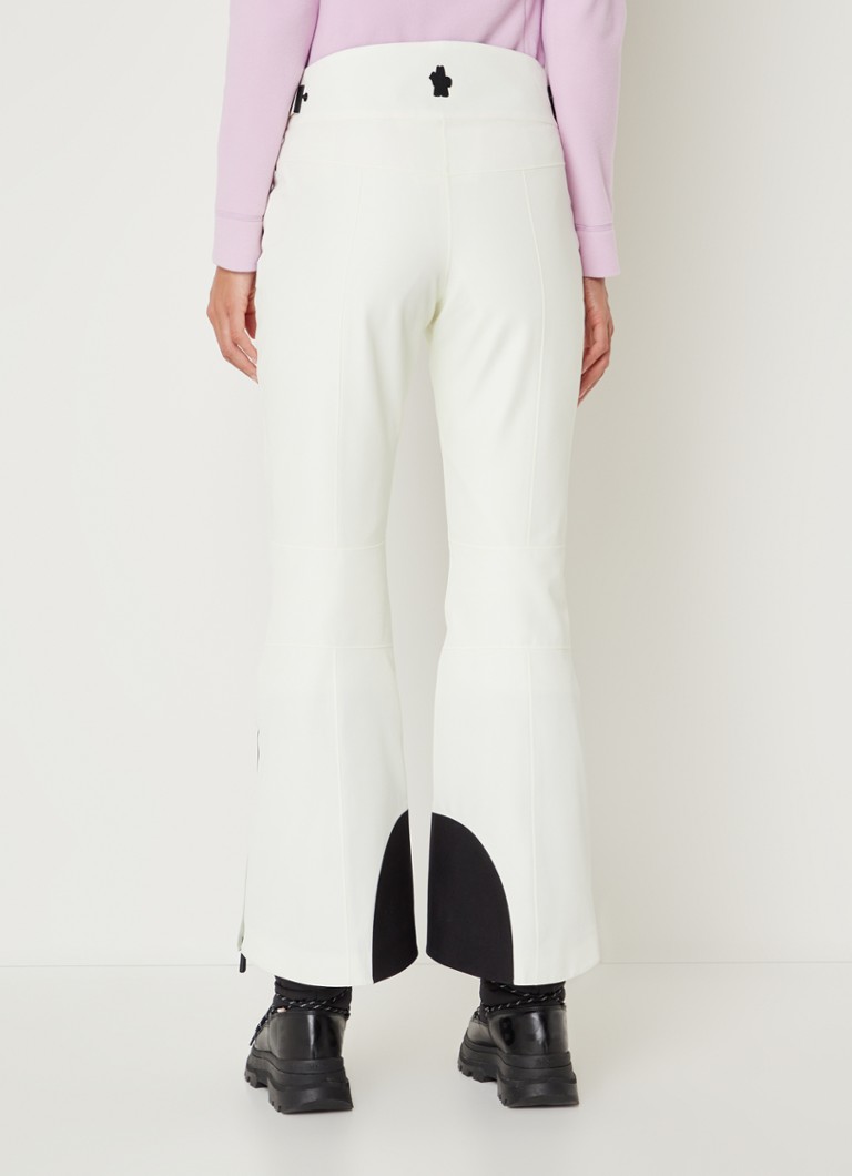 Calça de esqui acolchoada Moncler Gore-Tex de cintura alta e corte flare