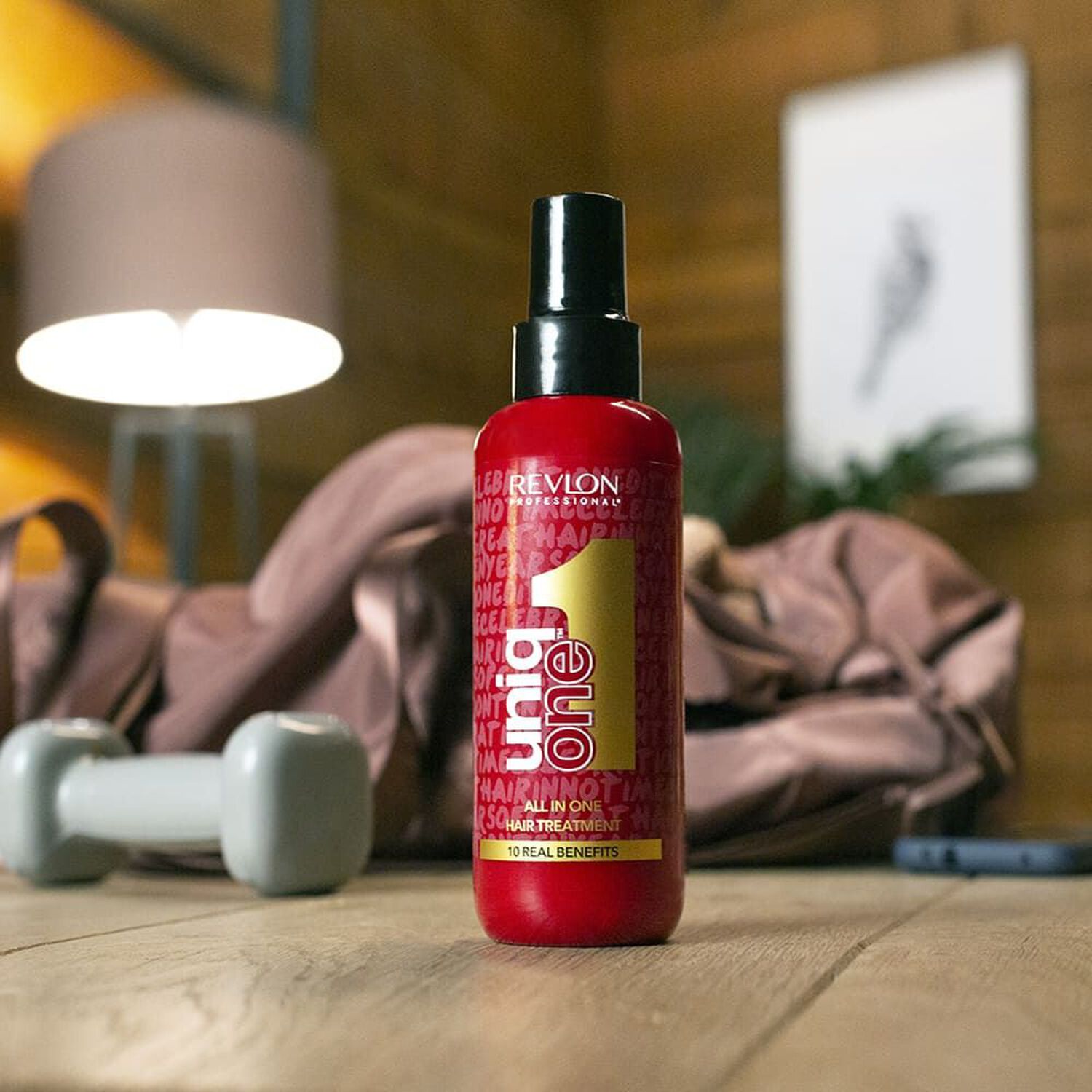revlon professional Masque Spray Sans Rinçage 10 Bienfaits Edition Célébration UNIQONE™ - Tous Types de Cheveux - 150 ml