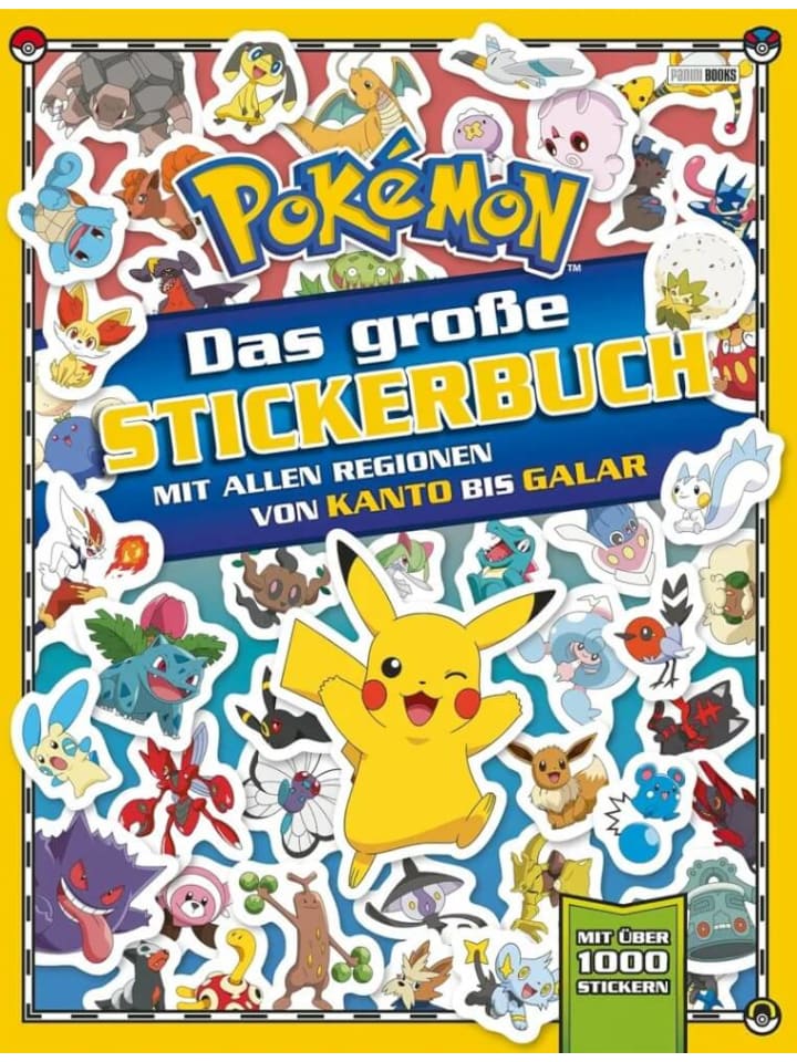 Pokémon Geschenkbuch - Pokémon: Das große Stickerbuch mit allen Regionen, 6-16 Jahre günstig kaufen onesize