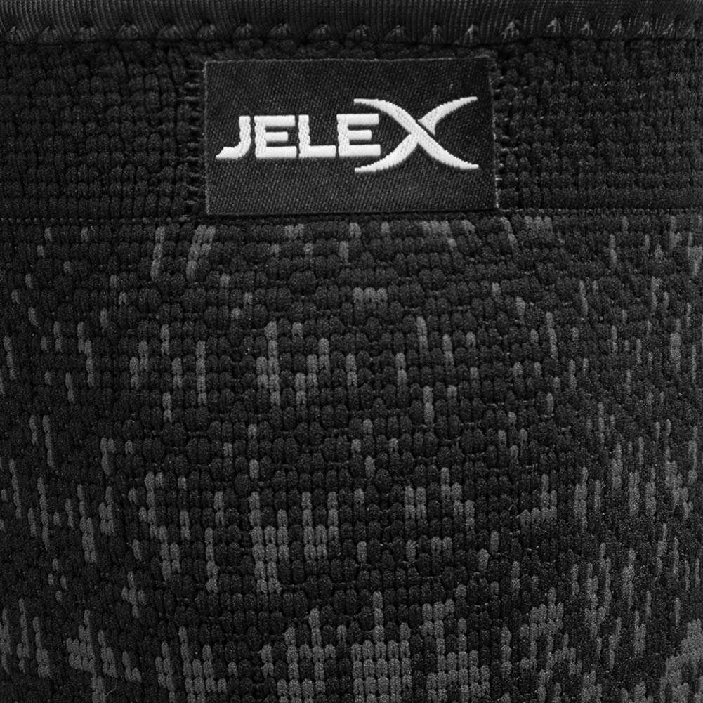 JELEX Elbow Kompressions Ellbogenbandage schwarz grau