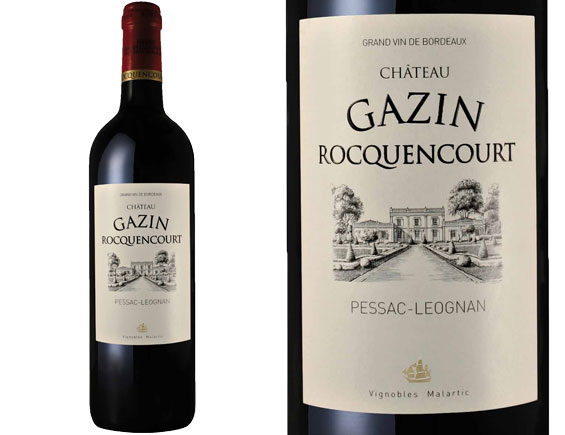 Château Gazin Rocquencourt Rouge 2015 Bordeaux Pessac-Léognan