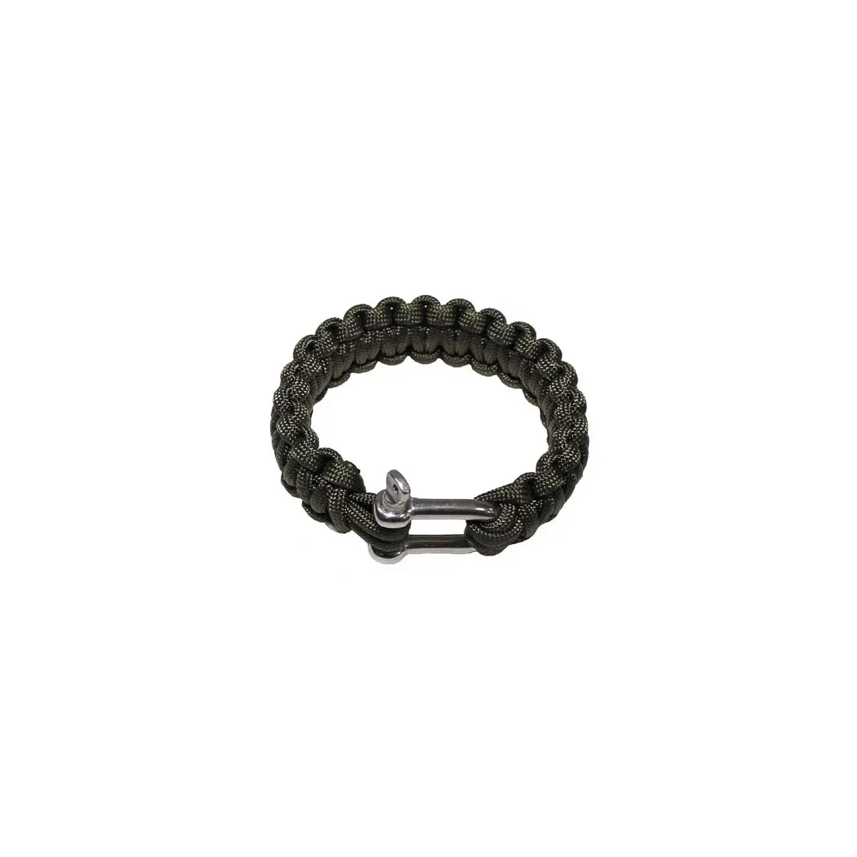 Armband PARACORD Metallverschluss 23 mm oliv