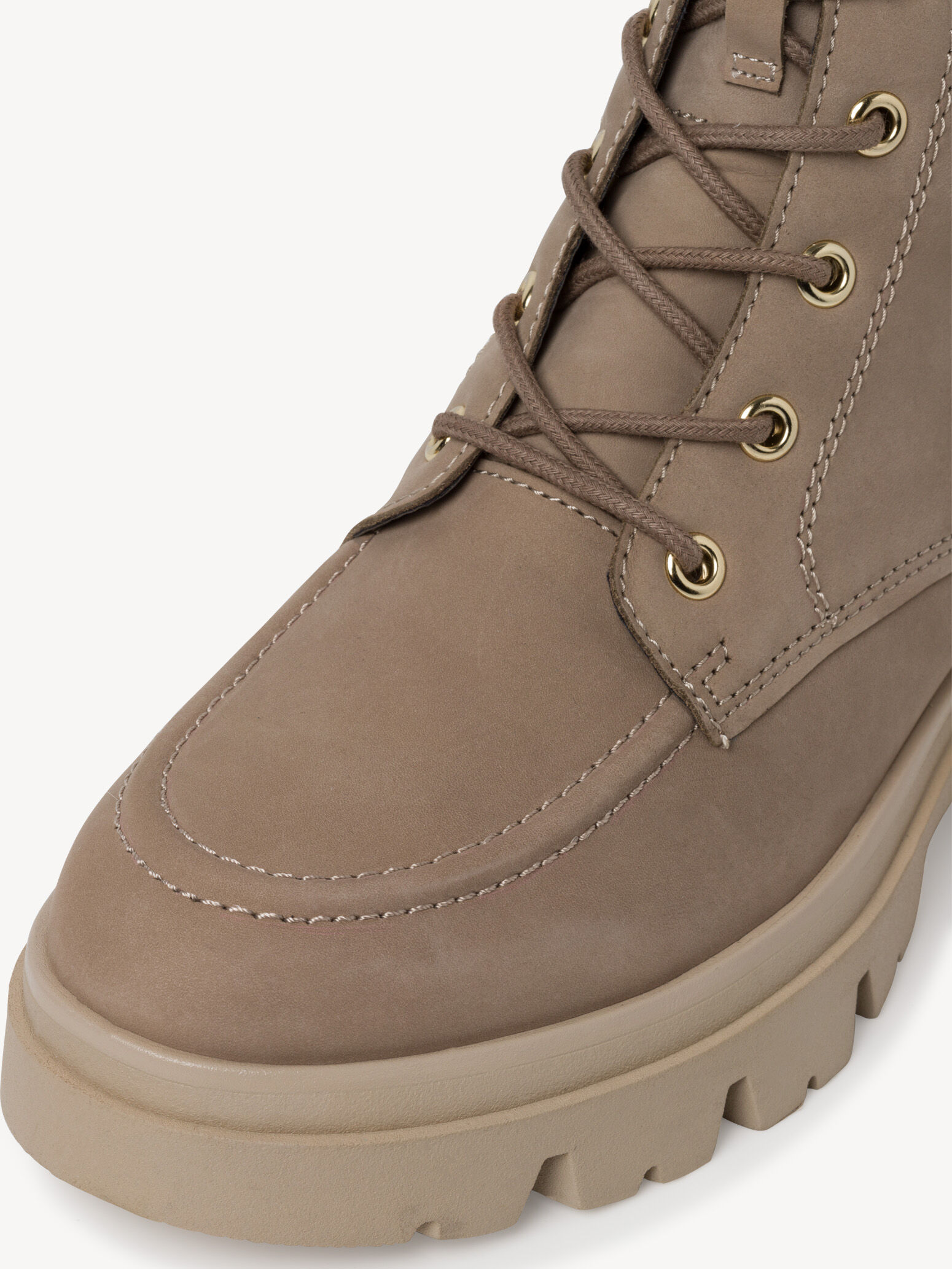 Bottine en cuir - marron