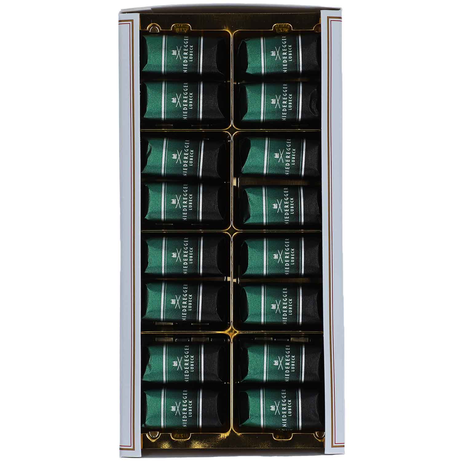 Niederegger Marzipan Klassiker Dark Edition Walnuss 80x12,5g