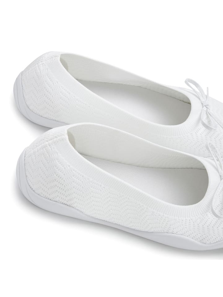 LASCANA Sneaker Ballerinas in weiß günstig kaufen