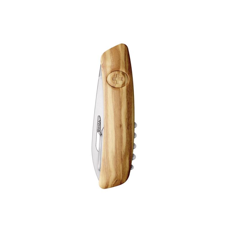 Swiza TT03 Tick Tool Wood Olive, Schweizer Taschenmesser made in Swiss