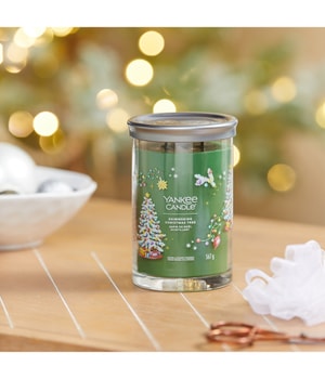 Yankee Candle Shimmering Christmas Tree Signature Large Tumbler Duftkerze-567 g