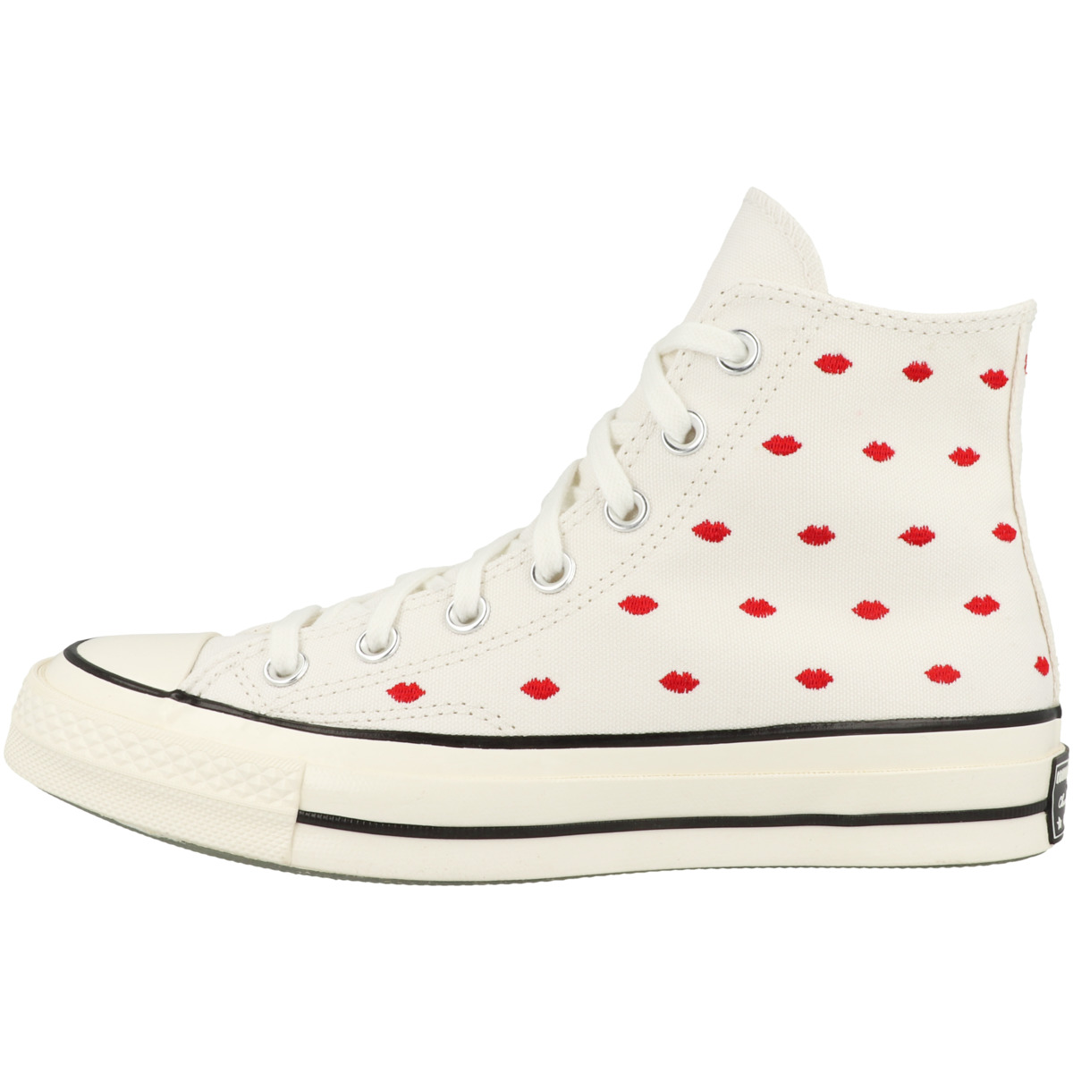 Converse Chuck 70 High Embroidered Lips Sneaker mid beige