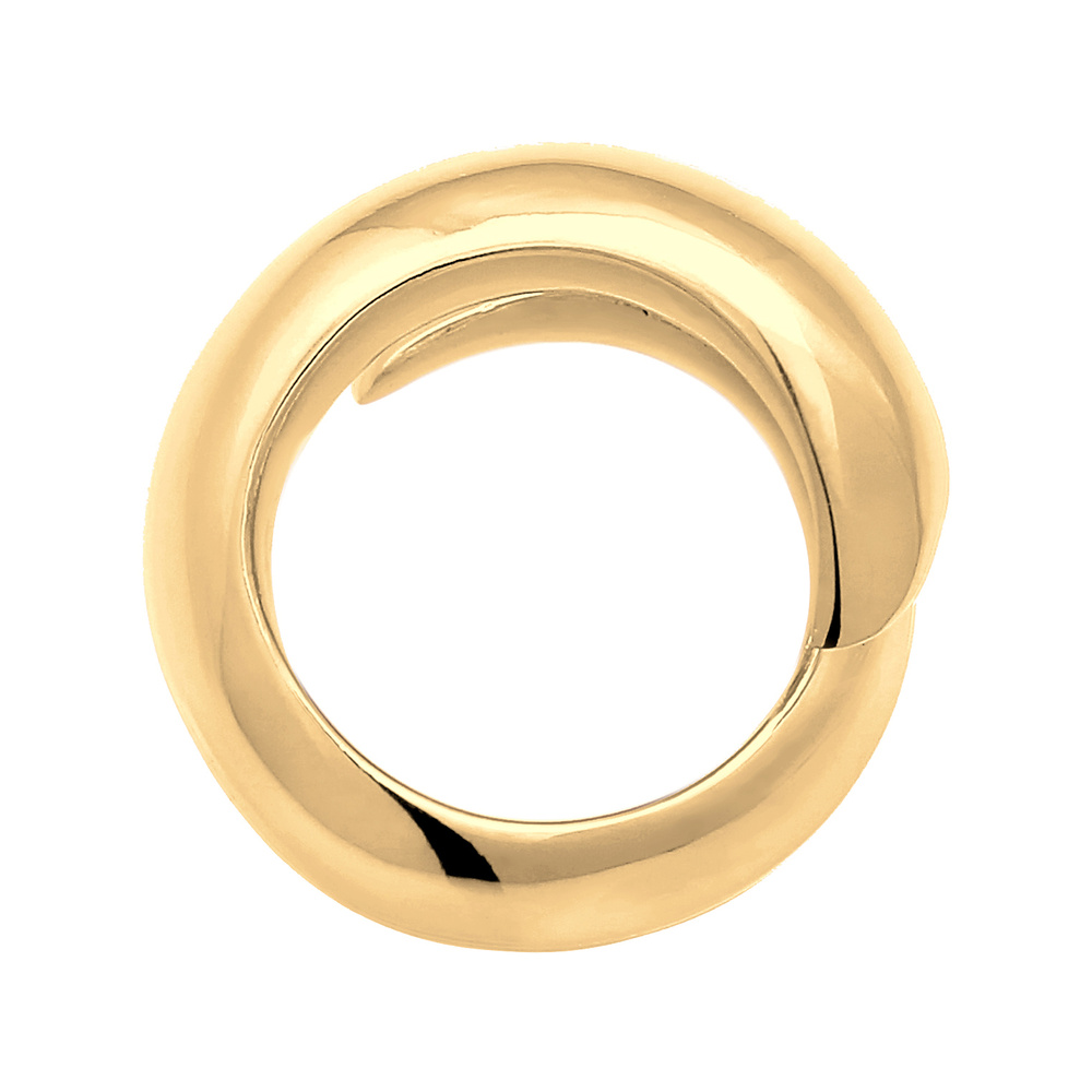 Nenalina Nenalina Bague Wickelring Glänzend Modern Statement 925 Silber Bague
