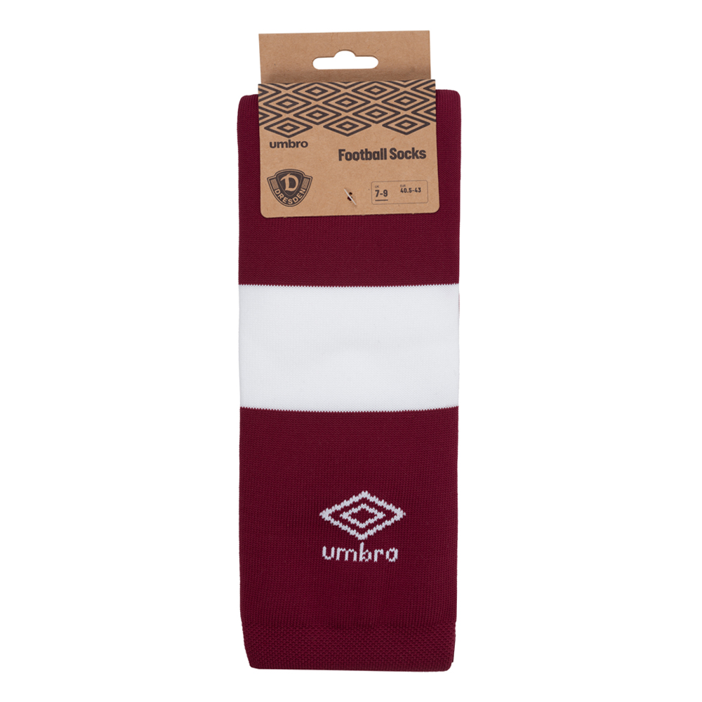 UMBRO Spielerstutzen THIRD Sock SGD weinrot