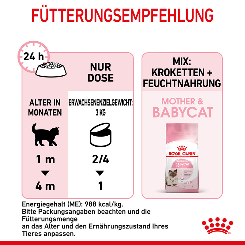 ROYAL CANIN Nassfutter ROYAL CANIN Mother & Babycat Mousse 12x195 g