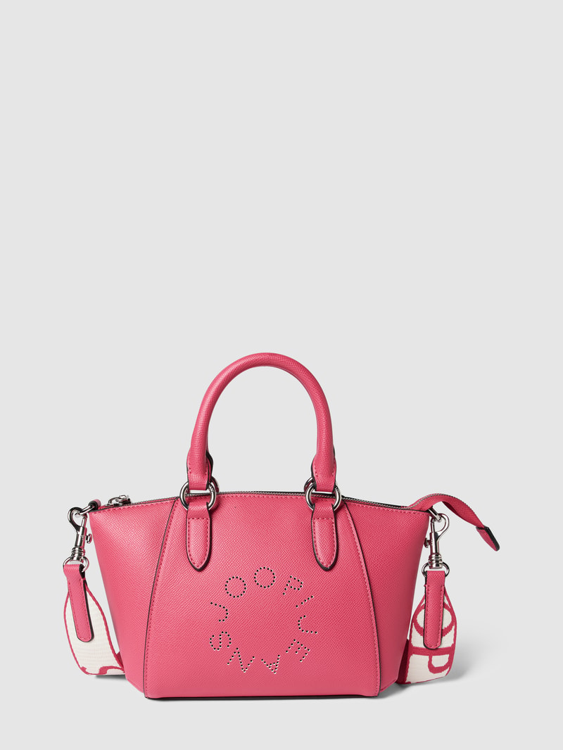 Handtasche mit Reißverschluss Modell 'daniella' in pink