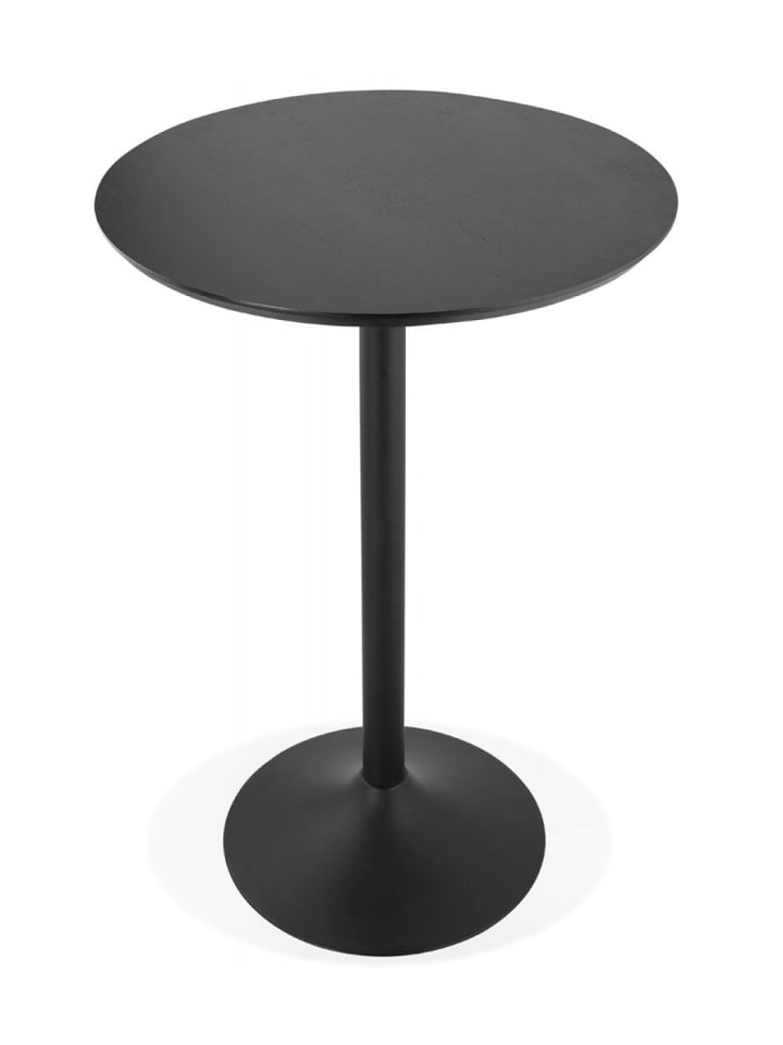 KADIMA DESIGN Hochtisch Schwarz Holz Metall | Bartisch für 4 Personen in Schwarz günstig kaufen onesize