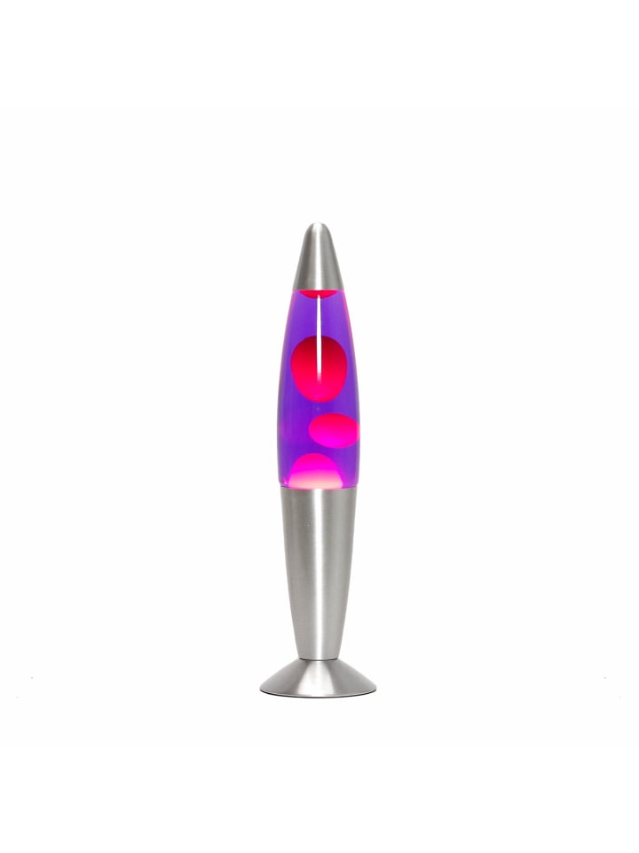 Licht-Erlebnisse Lavalampe EEK G in Silber Rot Lila günstig kaufen onesize