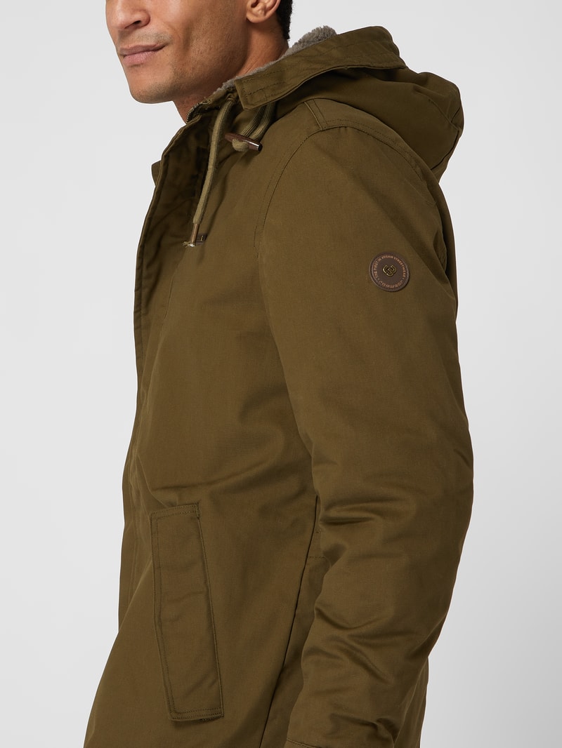 Parka mit Wattierung Modell 'Mr Smith' in olivgrün