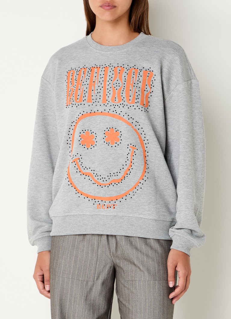 Maglione Jayne del marchio Refined Department, decorato con strass e il logo