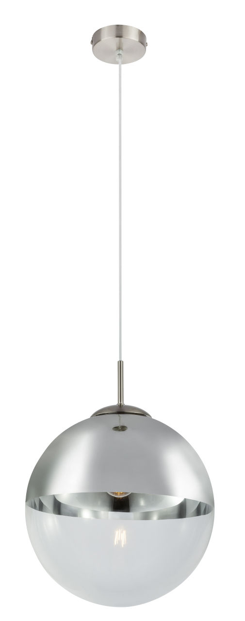 Globo Lighting - VARUS - Hängeleuchte Metall Nickel matt, 1x E27