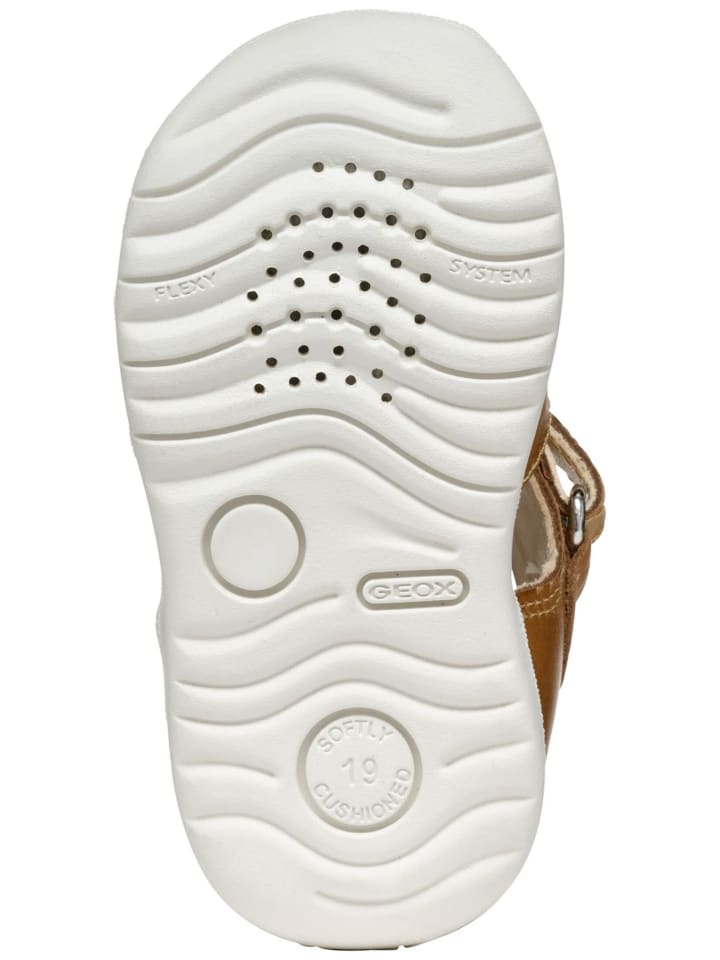 Geox Halbschuhe in Braun/Weiß günstig kaufen