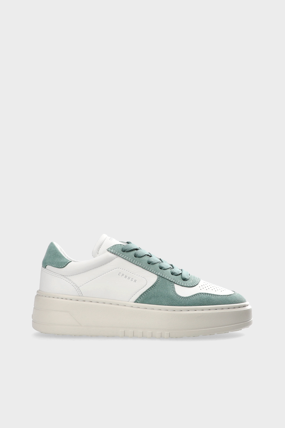 CPH77 leather mix white/sage