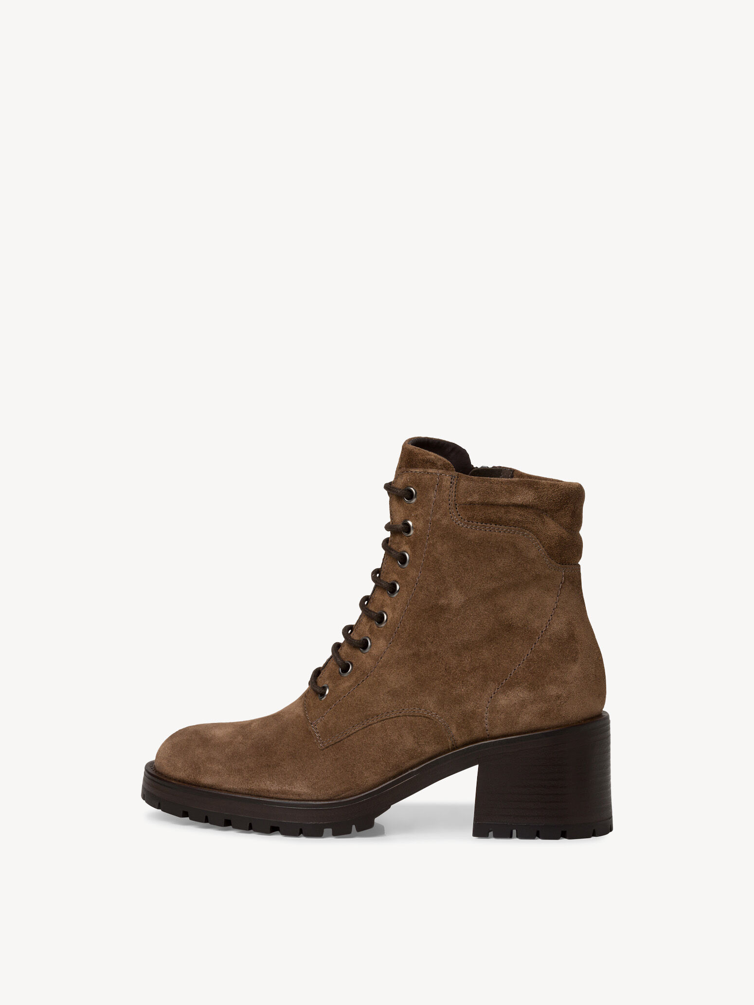 Bottine en cuir - marron