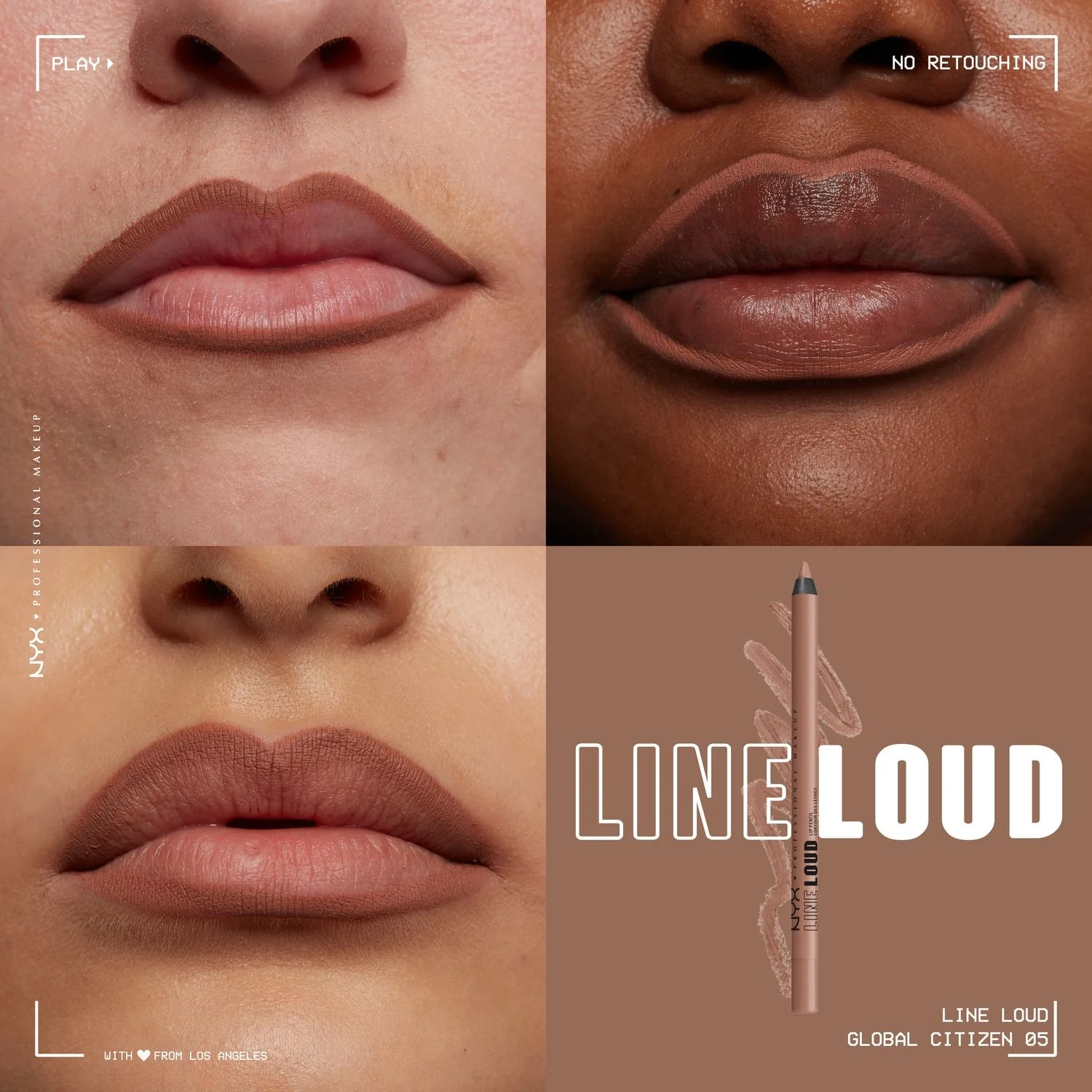 Lip Line Loud Lip Liner Pencil - Leppeblyant